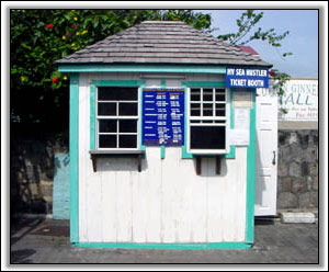 Nevis Ferry Ticket Office - Charlestown Port - Nevis Rental Villas