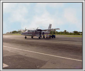 Nevis WinAir Flight Arrival From St. Martin - Nevis Villas