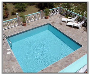 The Pool At Bathsheba Villa Has Great Views - Nevis Villa Rentals