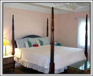 Master Bedroom With Hand Crafted Nevis Bed - Nevis Villas