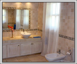 The Bathroom Has All Modern Amenities - Cocoloba Villa - Nevis Island
