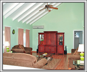 The Sitting Room At Crimson House - Nevis Rental Villas