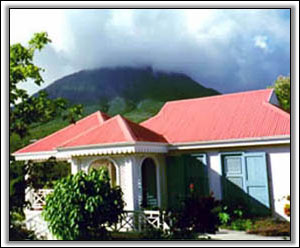 Farlands Under Mist Shrouded Nevis Peak - Nevis Property