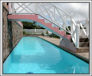 The Lap Pool At Las Brisas Villa - Nevis Island, West Indies