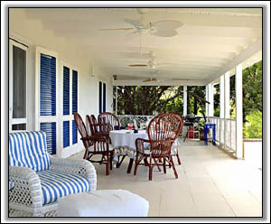 This Nevis Property Has A Lovely Veranda - Rental Villas