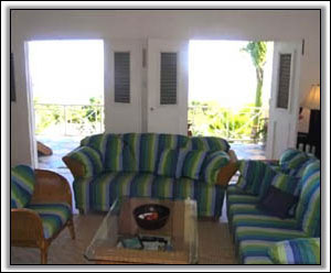 The Lounge In Tropical Colours - Nevis Rentals