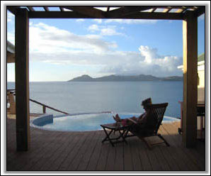 Infinity Pool With A Caribbean View - Nevis Villas