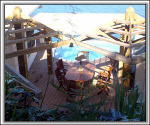 The Pergola And Pool At Pelican Villa - Nevis Villa Rental