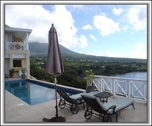 Seacape Villa Rental - Overlooks Nevis Peak - Villa Rentals