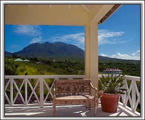 Nevis Peak As Seen From TooMuchNice - Nevis Holiday Homes
