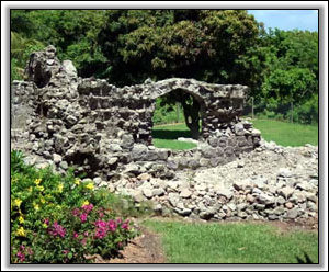 Ancient Nevis Ruins Are On The Property - Nevis Villa Rental