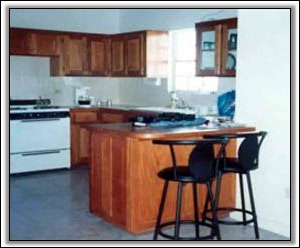 The Kitchen At Vista Del Mar Villa - Nevis Property