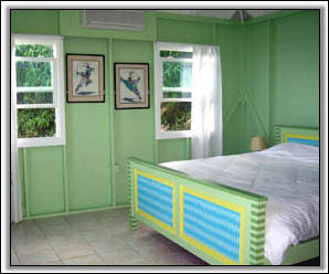 This Bedroom Has A West Indies Feel - Nevis Vacation Homes